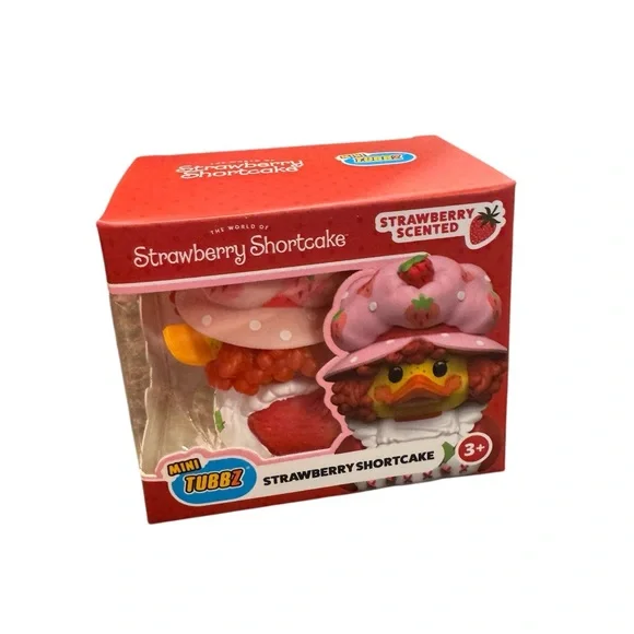 Strawberry Shortcake Mini Tubbz Scented Rubber Duck Collectible Figurine NWT - Picture 6 of 6